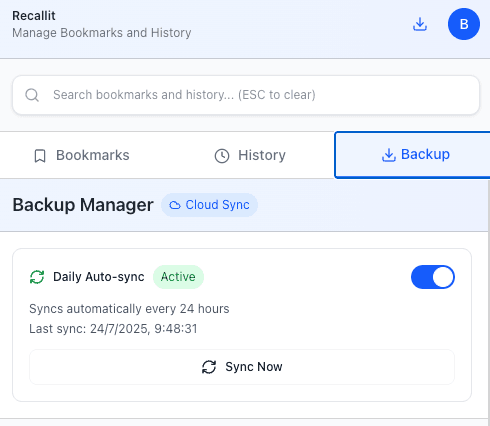 Automatic Backup